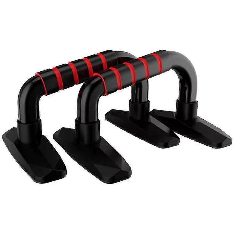 Paire De Barres Musculation Forme H - Maison Abdomen Poitrine Pompes - Prise Main