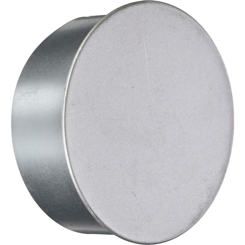 A130/K FAL Stove Pipe Cap Silver Diameter 130 mm for Stove Pipe Thickness 0.6 mm