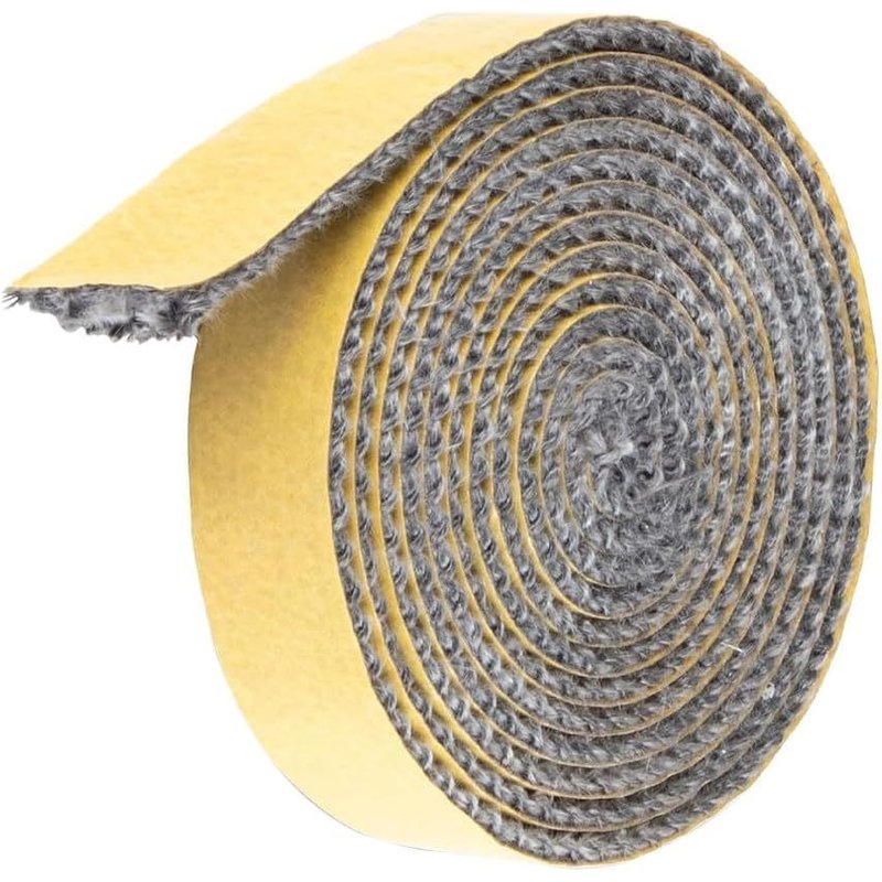 Wood Stove Gasket,Self Adhesive Heat Resistant Flat Fibreglass Gasket for Stove,Fireplace,Tube Stove,Oven Door,Multi-Colour,3 mm x 20 mm x 3 m