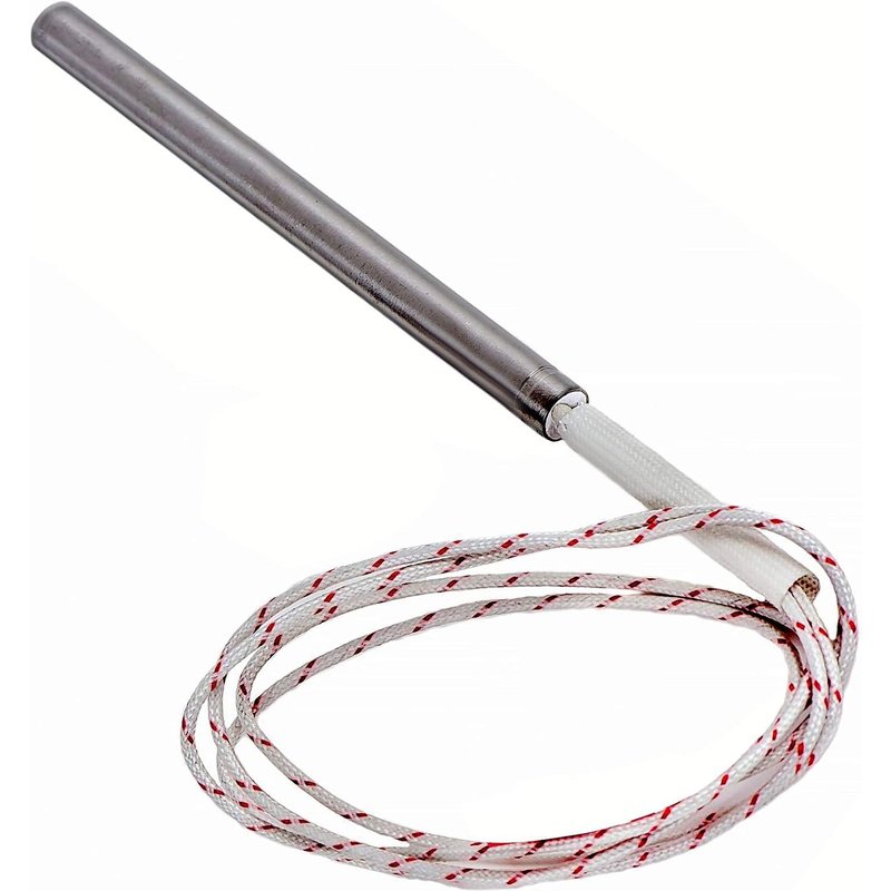 Pellet Stove Spark Plug Pellet Stove Resistance Length: 140 mm Diameter: 9.5 mm Power: 250 W Voltage: 220 V Quick Heat,Easy to Replace