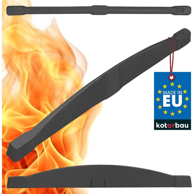 Cast Iron Fireplace Grill 370 mm Cast Iron Grill for Wood Stove Insert Fireplace Grill Cast Iron Fireplace