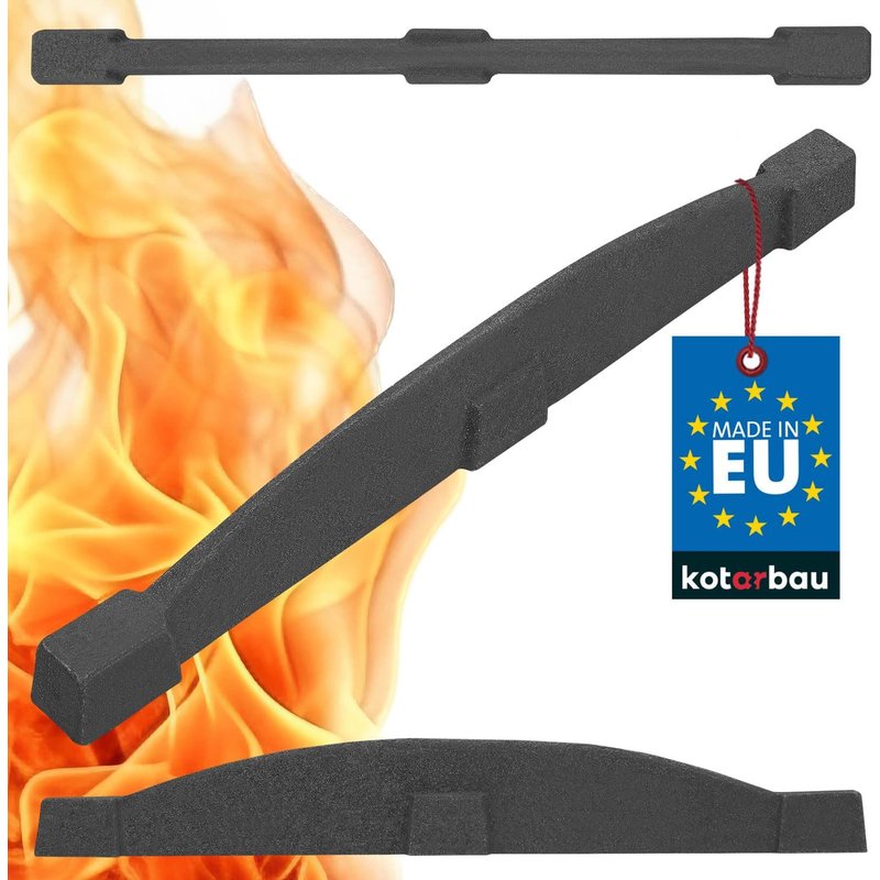 Cast Iron Fireplace Grill 340 mm Cast Iron Grill for Wood Stove Insert Fireplace Grill Cast Iron Fireplace