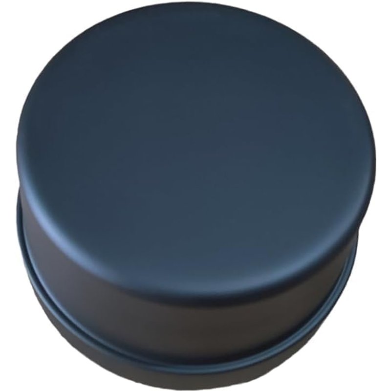 Black blind plug for T-bar connection steel iron 1.2 mm (D 80 mm)