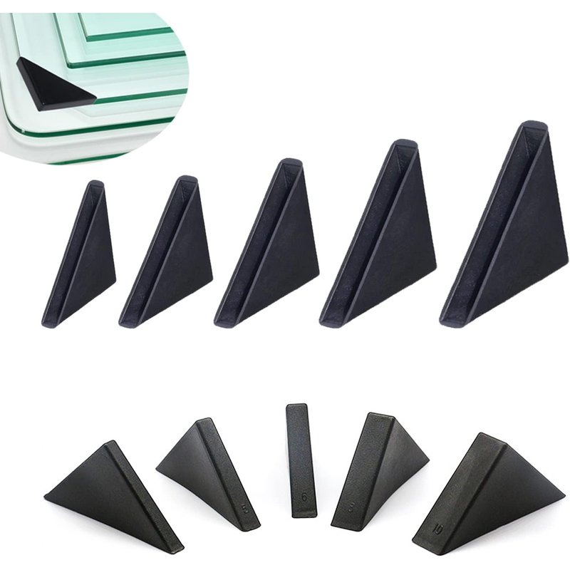 50 Pcs 4mm/5mm/6mm/8mm/10mm Triple Corner Glass Corner Protectors