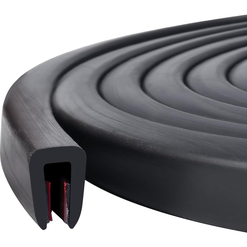 3mm EPDM Rubber Edge Protection Rubber Edge Protection for Signs,Car Doors,Hatch,Table Corners - Length 3 m