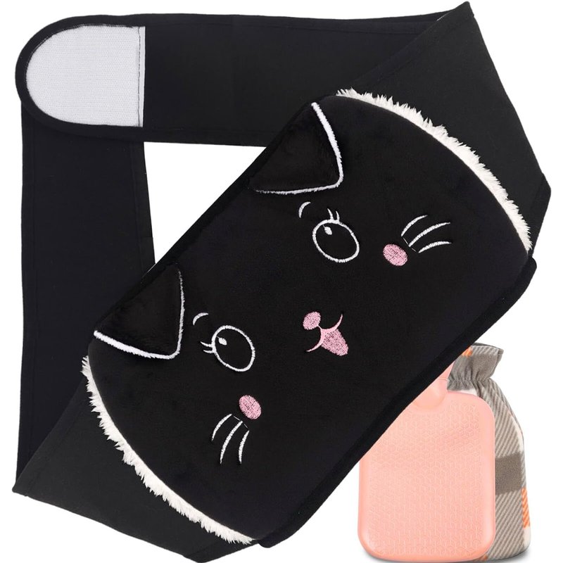 3 in 1 Portable PVC Hot Water Bottle Belt (Kitten) 1L