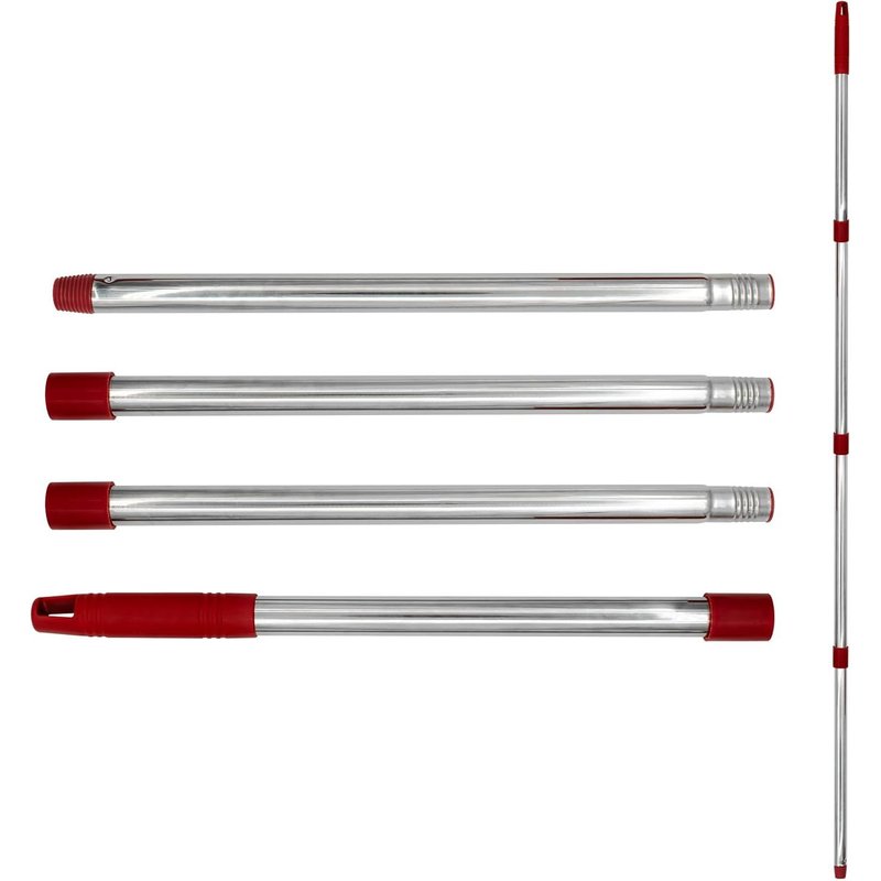 Mop Handle for Vileda Spin Turbo Mop Accessories,Adjustable Handle Compatible with Vileda Turbo Smart Spin EasyWring Telescopic Mop Handle,Stainless Steel,76-147cm