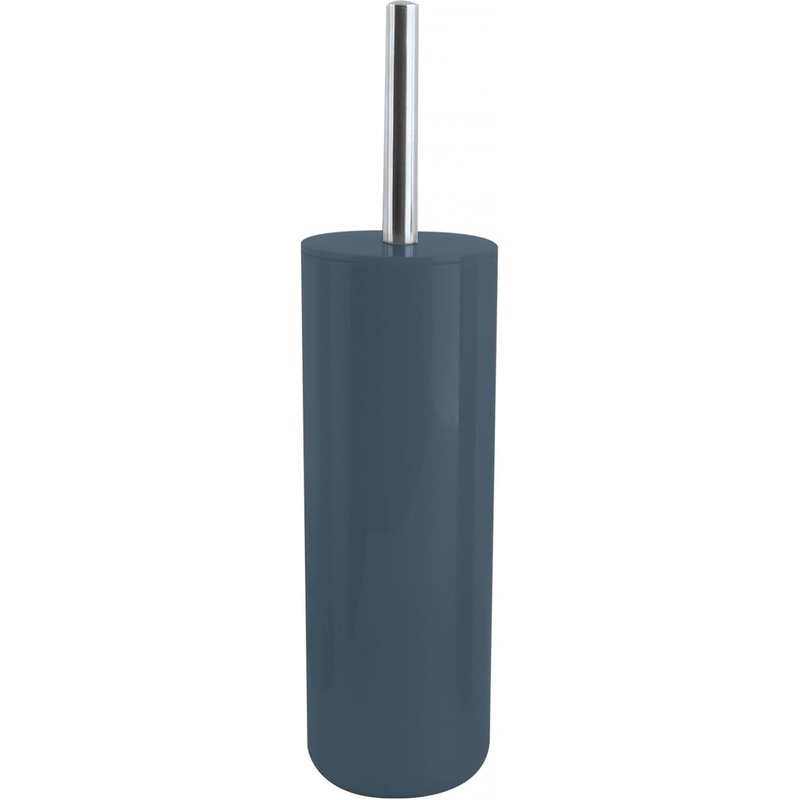 Inagua Toilet Brush Holder-Toilet Brush Set in Polystyrene with Stainless Steel Handle Petrol