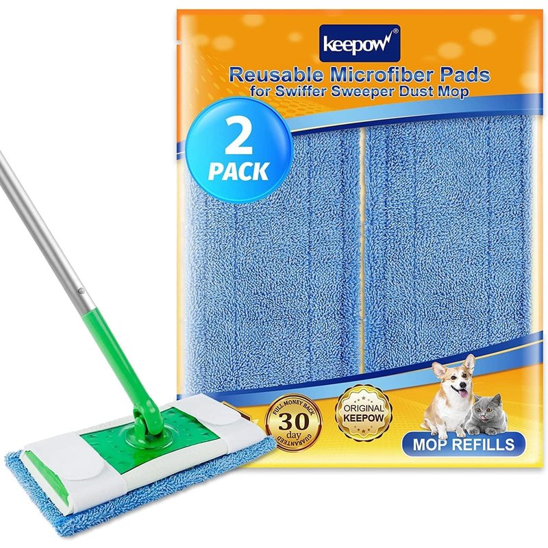 Swiffer Sweeper Mop Pads Washable Reusable 2 Pack