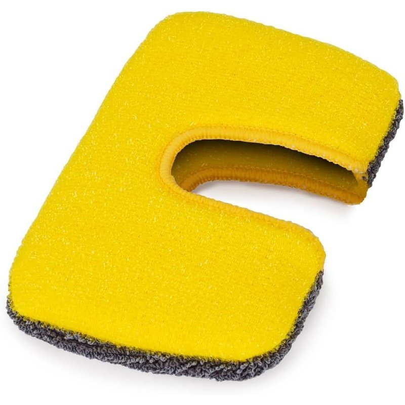 CleanTech CT3 Replacement Head for Surface Cleaner,Microfibre and Abrasive Pad,Machine Washable