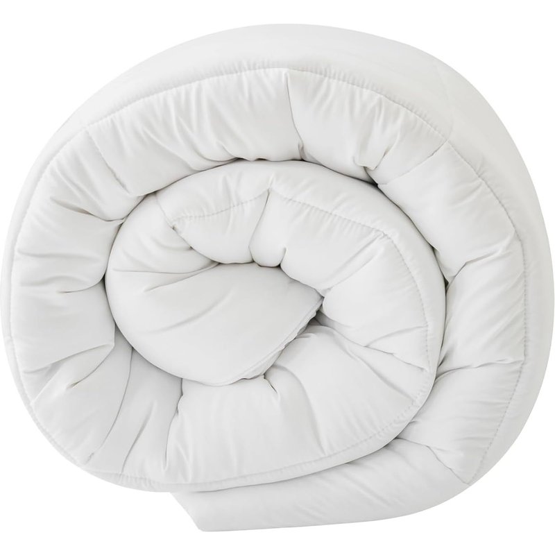 Winter Duvet 155 X 220 Cm,Winter Duvet,Warm Winter Duvet,460 Gsm Filling,Microfibre Down Duvet,S Quilt For Four Seasons,White (155 X 220 Cm)