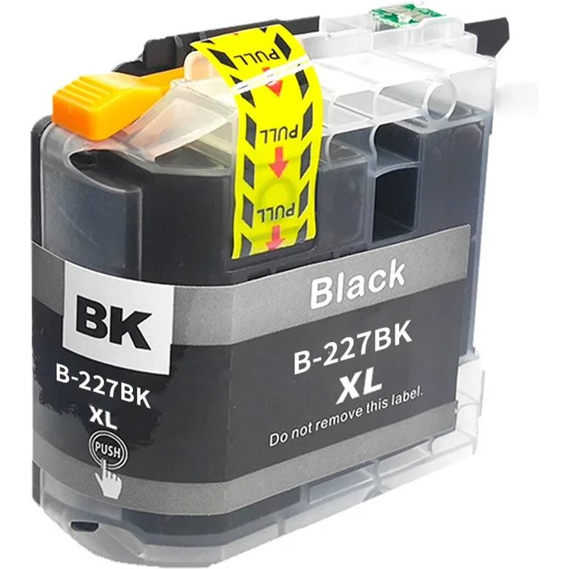 (BK 1PC) Cartouche d'encre LC227 LC225 LC227XL LC255XL, Compatible avec Brother DCP-J4120DW J4420DW J4620DW J4625DW J5620DW J5625DW