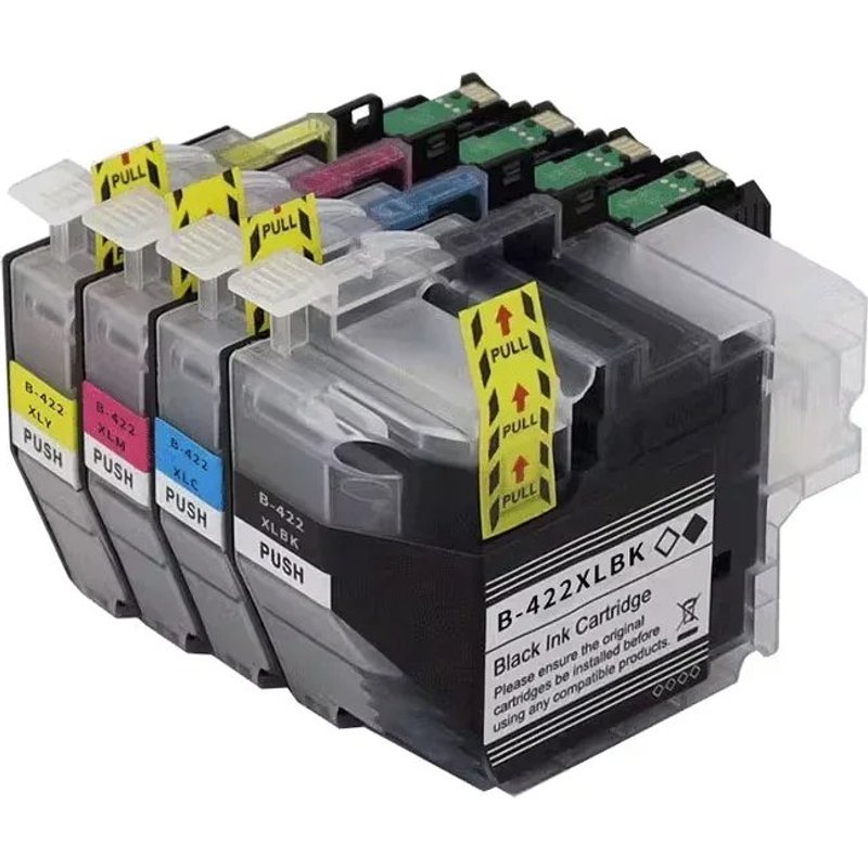 (4color 1set) Compatible pour Brother LC422 LC422XL Cartouche D'encre Pour Brother MFC-J5340DW J5345DW J5740DW J6540DW J6940DW Cartouche D'encre D'imprimante