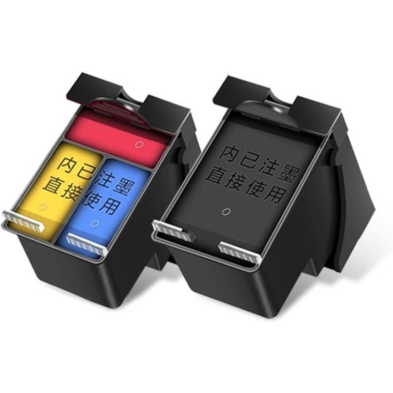 (BK-CL) Cartouche d'encre de remplacement pour tous les jours, pour Garden 652, Deskjet 652, 1115, 1118, 2135, 2136, 2138, 2675, 2676, 3635, 3636, 3835, 652XL, 4535