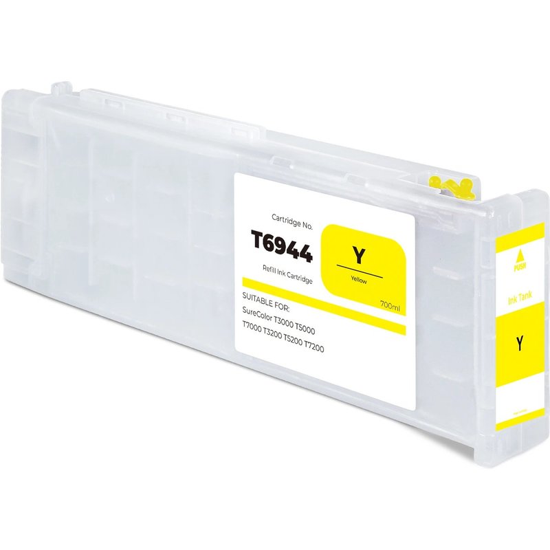 (Y) T6941-T6945 700ml recharge de cartouche d'encre avec puce Ă u unique imprimante SureColor T3000 T5000 T7000 T3070 T5070 T7200