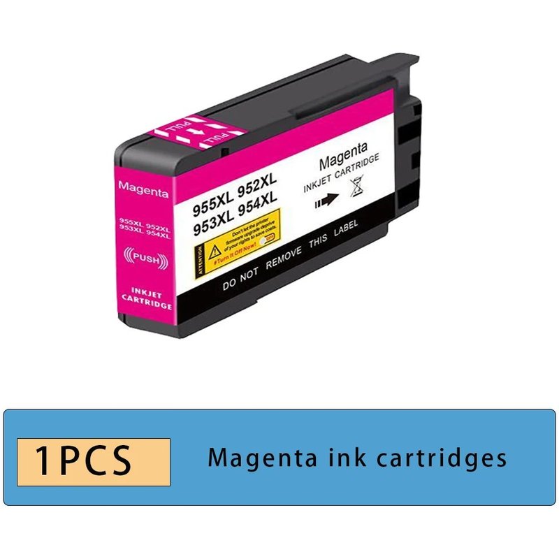 (Magenta) Cartouches d'encre de remplacement 953XL pour imprimante 953 953 XL, compatibles avec Officejet Pro 7720 7730 7740 8710 8715 8718 8720