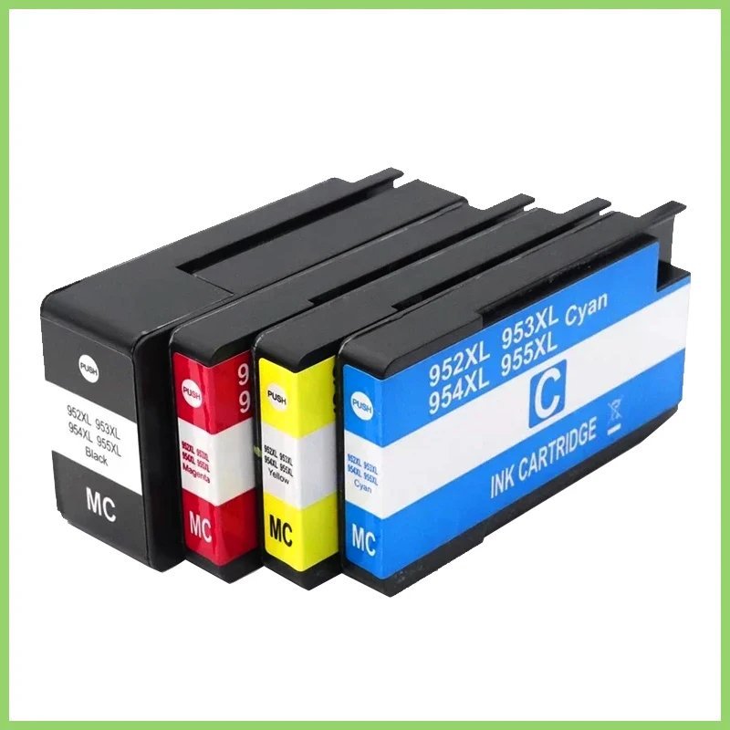 (1set) Compatible pour 954XL 954 952XL 954 XL cartouche d'encre 954 OfficeJet 7720 7740 Pro 8210 8710 8715 8216 8725 8720 8730 imprimante