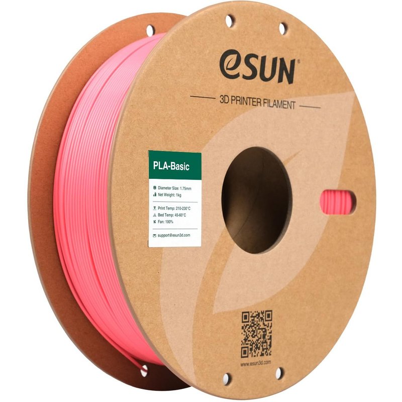 PLA Filament,1.75 mm,PLA Basic Dimensional Accuracy +/- 0.05 mm,1kg Spool (2.2 lbs) Fast PLA Filament for 3D Printers,Pink
