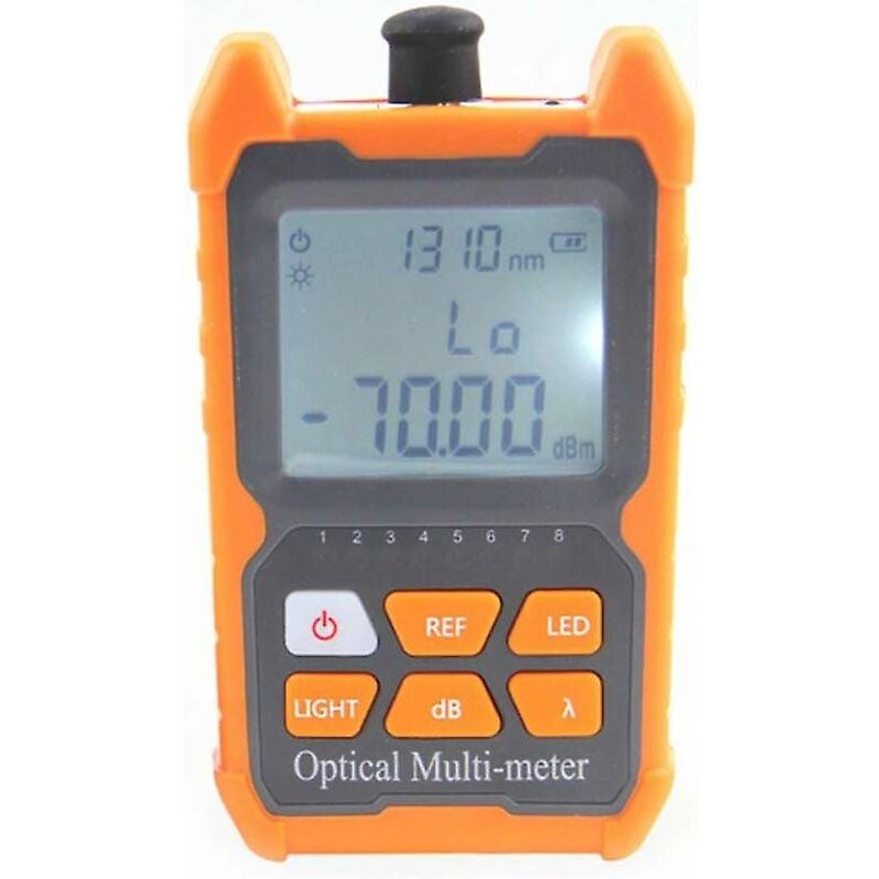 Multimètres, wattmètre optique, testeur de câbles à fibre optique avec éclairage LED, testeur de câbles réseau