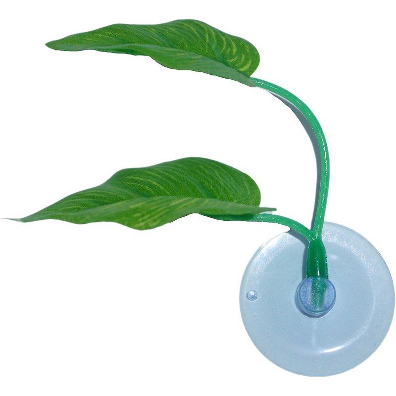 Hamac Artificiel En Feuilles Avec Ventouse, Accessoire Pour Aquarium