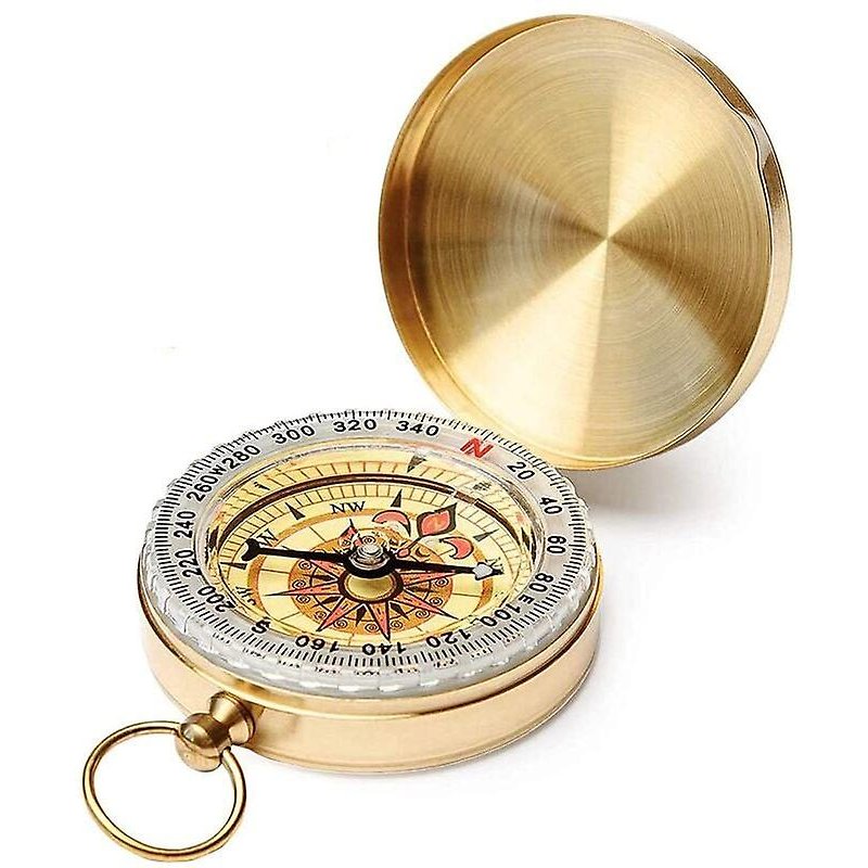 Boussole De Camping En Métal, Boussole De Poche, Boussole Étanche, Boussole Portable Pour Enfants