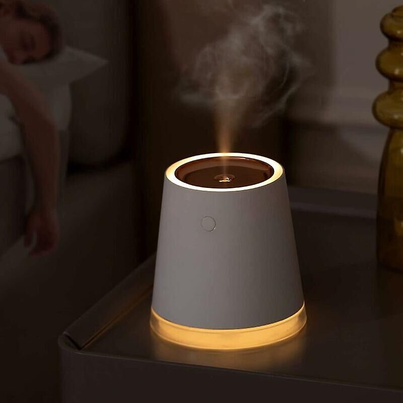 Humidificateur d'air, mini humidificateur à ultrasons U ULTTY avec 2 modes de brume réglables, arrêt automatique et lumière chaude LED, humidificateur portable pour la maison et le bureau