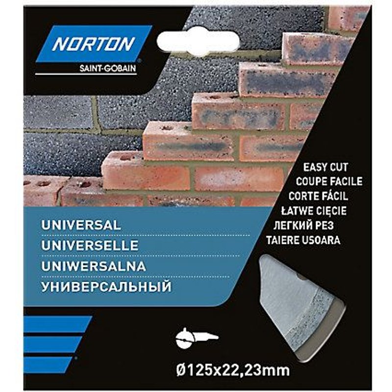 Disque diamant discontinu Norton 125x22 2 mm