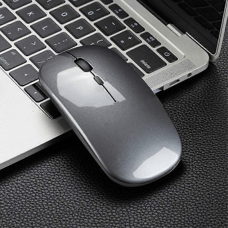 Souris sans Fil 2.4G - Ultra-Fine et Silencieuse - Rechargeable - Câble 10m - Élégante