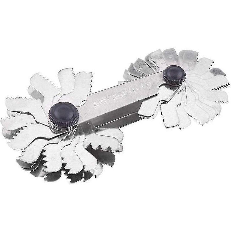 Jauge pas de filetage 52 pièces - Outil mesure métrique et pouces - Professionnel