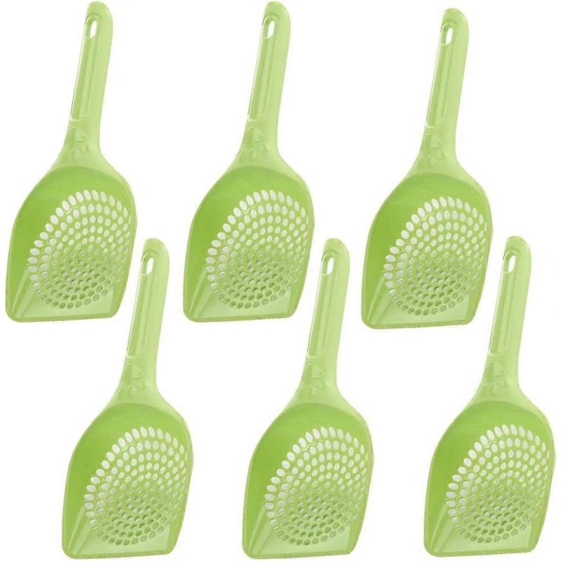 Pelles Litière Chat 6 Pièces - Plastique Nettoyage Sable - Outil Soins Animaux