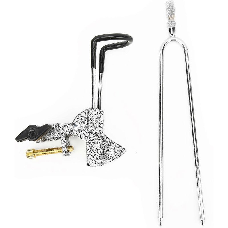 Support Canne Ă PĂȘche Acier Inoxydable - Rotatif 360° RĂ©glable - Insertion Sol