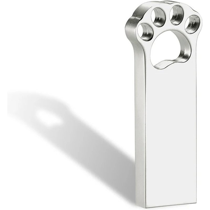 ours griffe USB clé USB 128GB cadeaux d'affaires créatifs clé USB 64GB Rose doré clé USB en métal noir 32GB 128M Silver