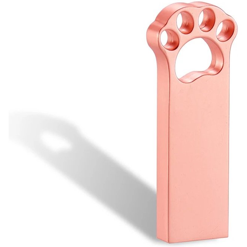 ours griffe USB clé USB 128GB cadeaux d'affaires créatifs clé USB 64GB Rose doré clé USB en métal noir 32GB 128M Rose gold