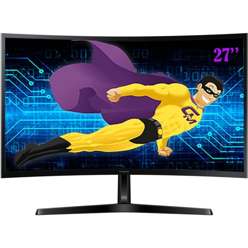 Ecran Incurvé PC 27" Samsung S27D366GAU LCD LED 16:9 HDMI VGA 1920x1080 NEUF