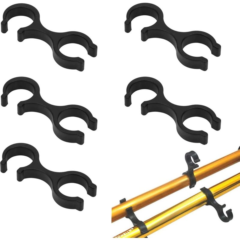 Trekkingstokclip - Wandelstokaccessoires - 10 Stuks - Geschikt Voor Buitenwandelstokken En Trekkingstokken