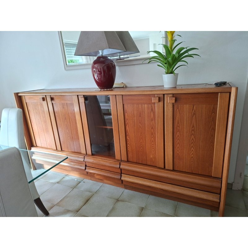 Buffet en orme massif