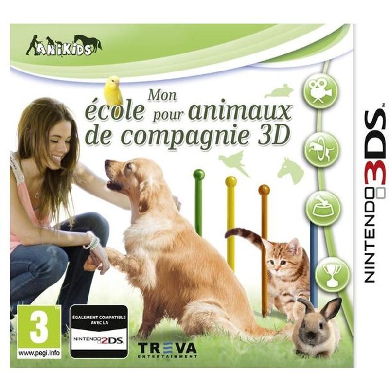 Mon École Pour Animaux 3d 3DS
