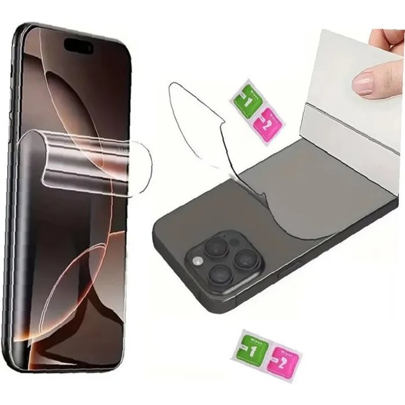 Protection avant et arrière hydrogel clair Ailika Pour TELEPHONE Samsung galaxy M16 ¿ Découpe sur mesure, toucher lisse