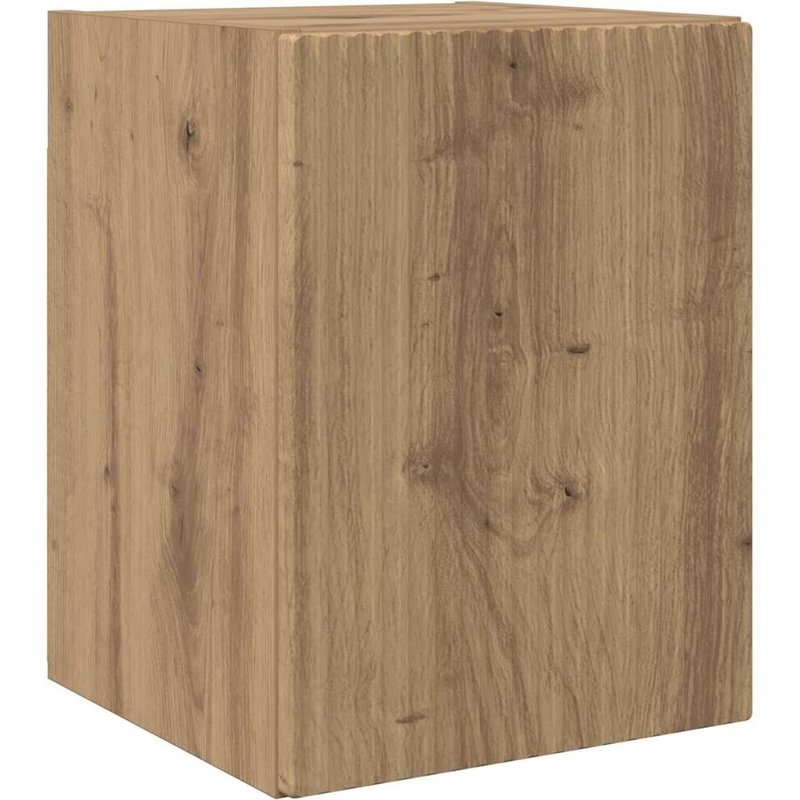 vidaXL Meuble TV mural Chêne artisan 30 x 31 x 40 cm Bois d'ingénierie