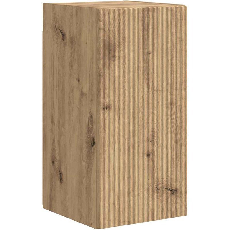 vidaXL Meuble TV mural Chêne artisan 30 x 31 x 60 cm Bois d'ingénierie