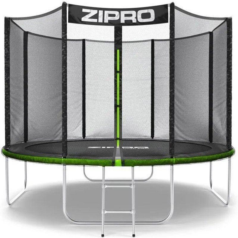 Trampoline De Jardin - Zipro - Jumppro Out - 10 Ft Ø 312 Cm - Charge 150 Kg - Filet De Sécurité
