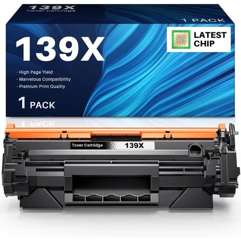 Toner Compatible HP 139X W1390X pour LaserJet Pro 3002/3102 Séries (Noir, 1 Pack).