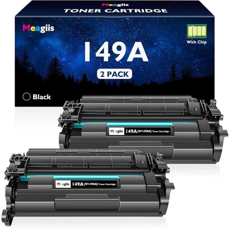 Cartouche Toner Compatible HP 149A 149X W1490A W1490X pour LaserJet Pro 4002, MFP 4102 (2 Noir).