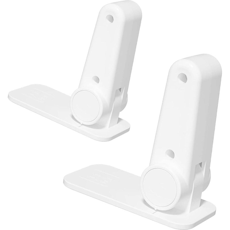 Serrure De Porte, 2 Pièces, Sécurité Bébé, Sécurité Enfant, Autocollant Anti-Ouverture (Blanc)