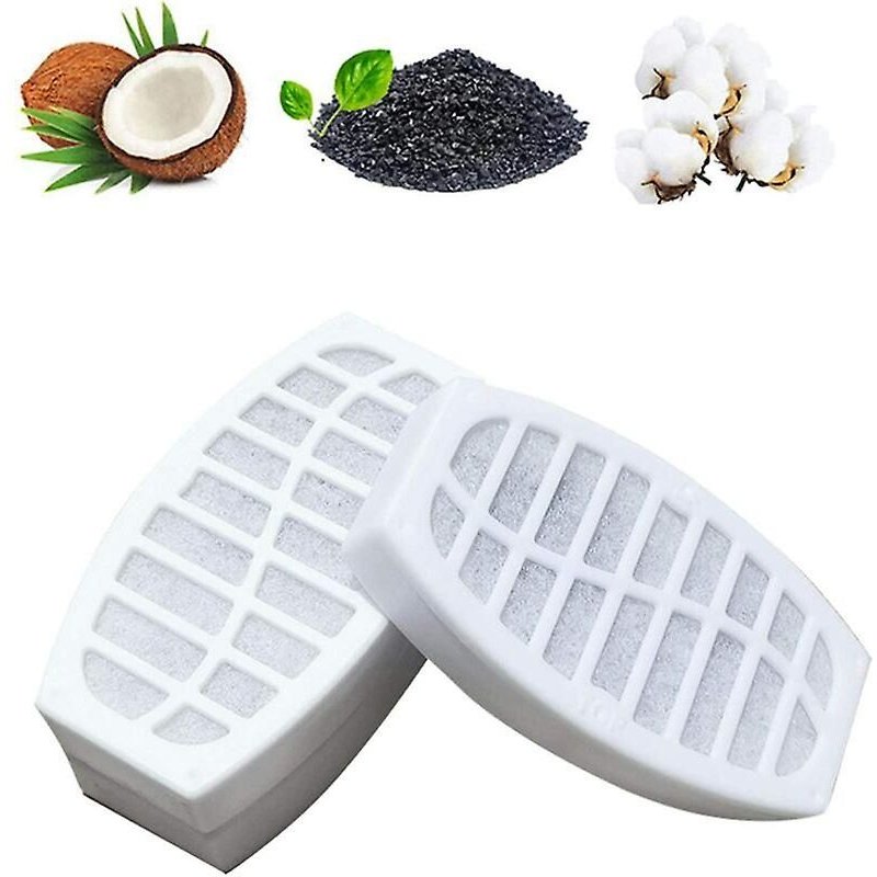 Lot De 2 Filtres Pour Fontaine À Eau Pour Chat De 2 L, Filtres De Rechange Pour Fontaine Triomphe, Filtres À Charbon Actif Pour Une Eau Claire Et Savoureuse Pour Chats Et Chiens.