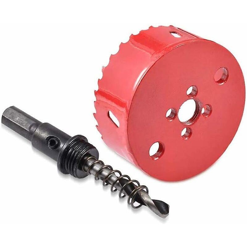 Scie cloche bimétallique M42, scie cloche à dents métalliques, lame de scie cloche à alésage de 110 mm, pour bois, aluminium, fer et plastique