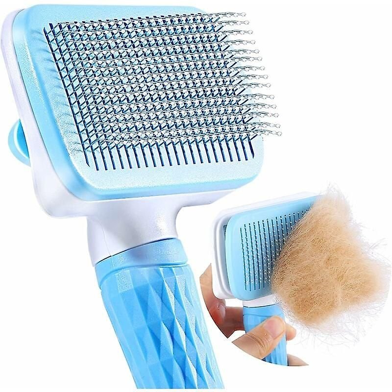 Brosse Pour Chien Et Chat, Brosse Autonettoyante Pour Poils Morts, Élimine Efficacement Jusqu'à 95 % Des Poils Morts Et Des Poils Tomenteux.