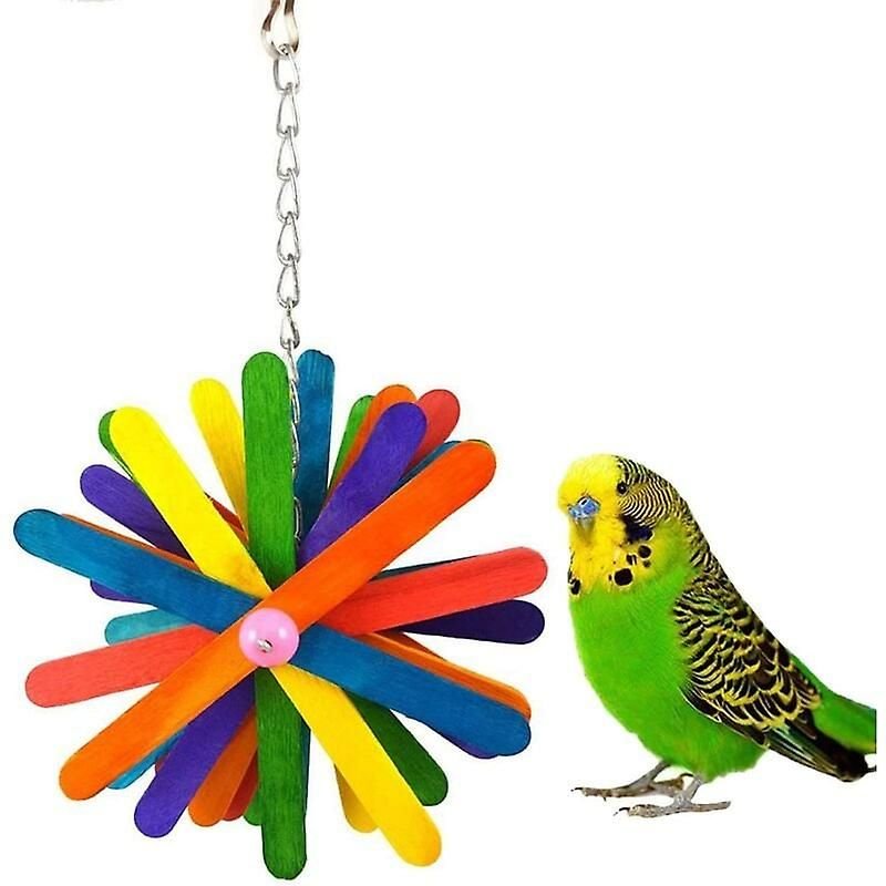 Jouet Coloré Pour Oiseaux, Perroquets, Aras, Perruches, Perruches, Cage, Accessoires