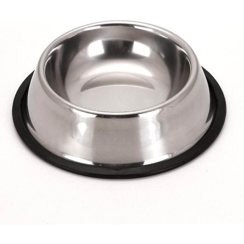 Gamelle Pour Chien En Acier Inoxydable Ustensiles Pour Aliments Pour Animaux Gamelle En Acier Inoxydable (Diamètre Du Fond 18 Cm)