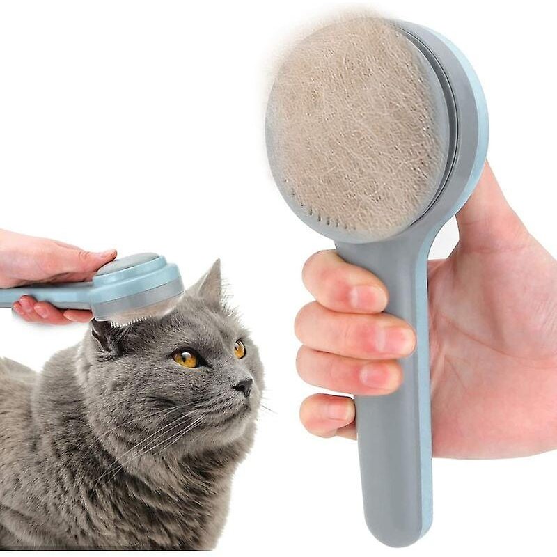 Brosse Autonettoyante Pour Chats, Brosses De Toilettage Pour Chiens À Poils Longs Ou Courts, 103 G